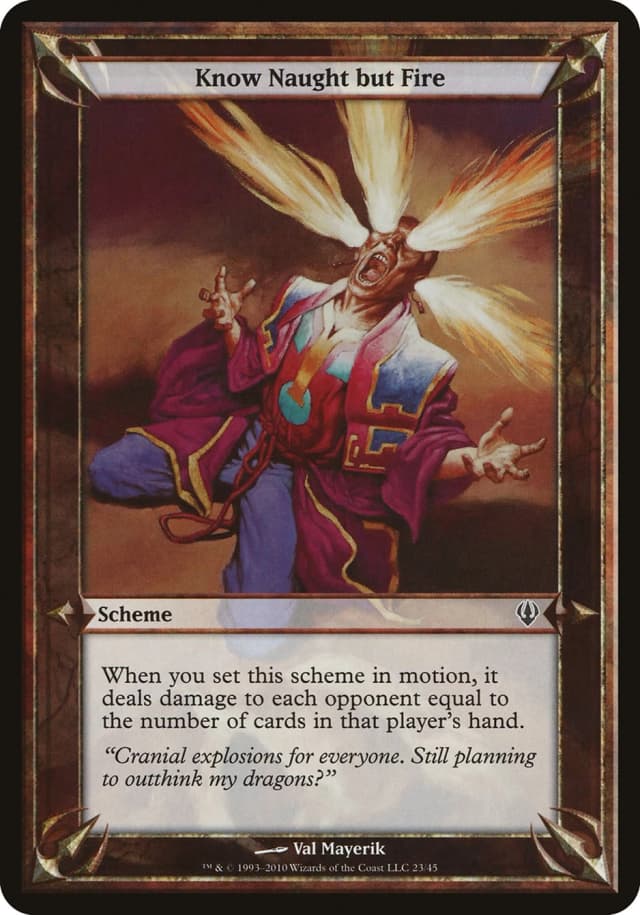 Know Naught but Fire image