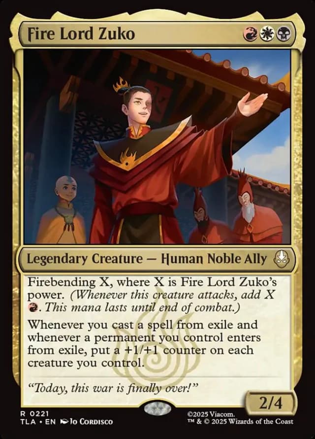 Fire Lord Zuko image