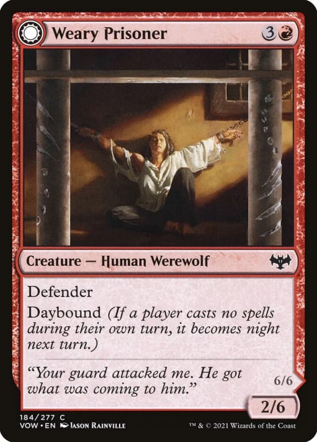 Weary Prisoner // Wrathful Jailbreaker image