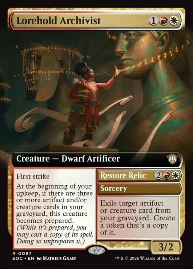 Lorehold Archivist // Restore Relic image
