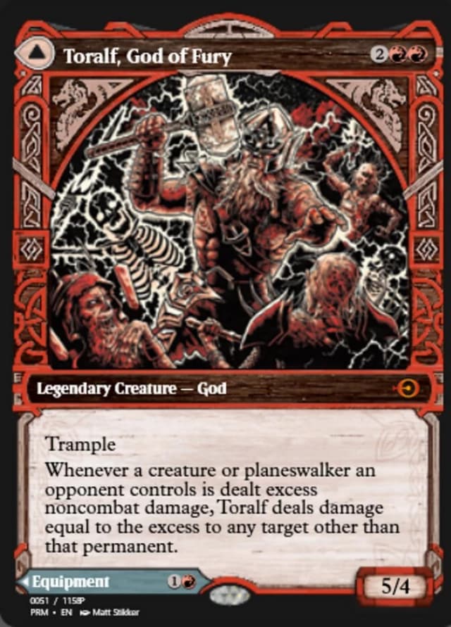 Toralf, God of Fury // Toralf's Hammer image