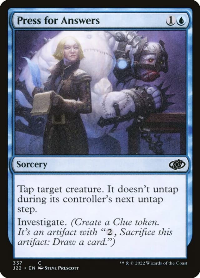 Press for Answers image