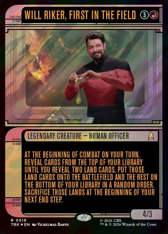 Will Riker, First in the Field image