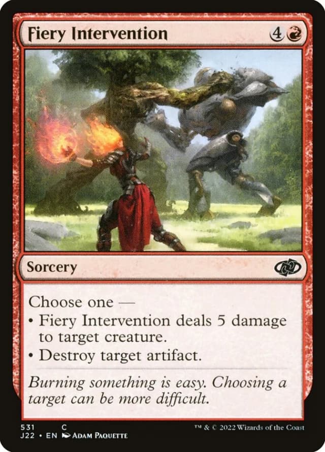 Fiery Intervention image