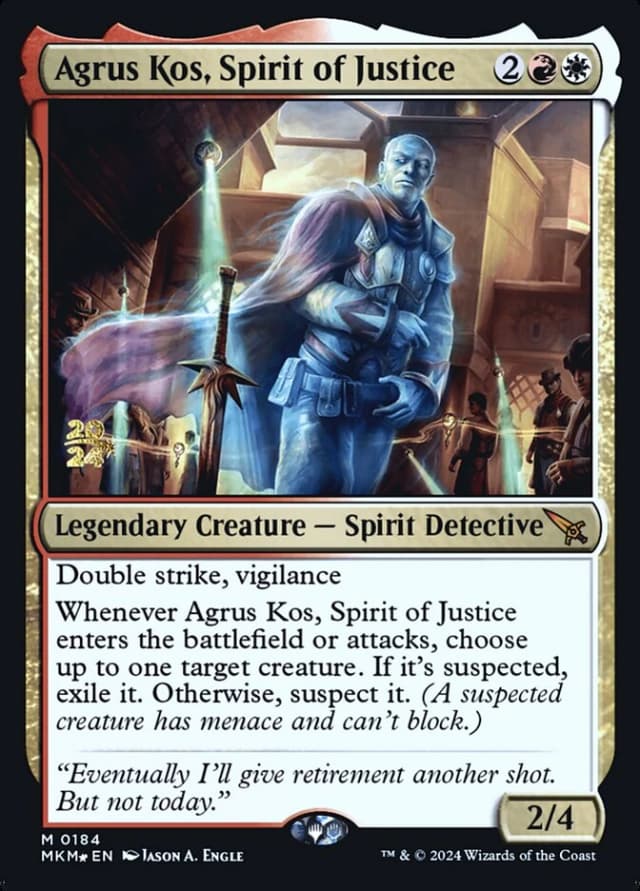 Agrus Kos, Spirit of Justice image