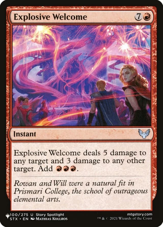 Explosive Welcome image