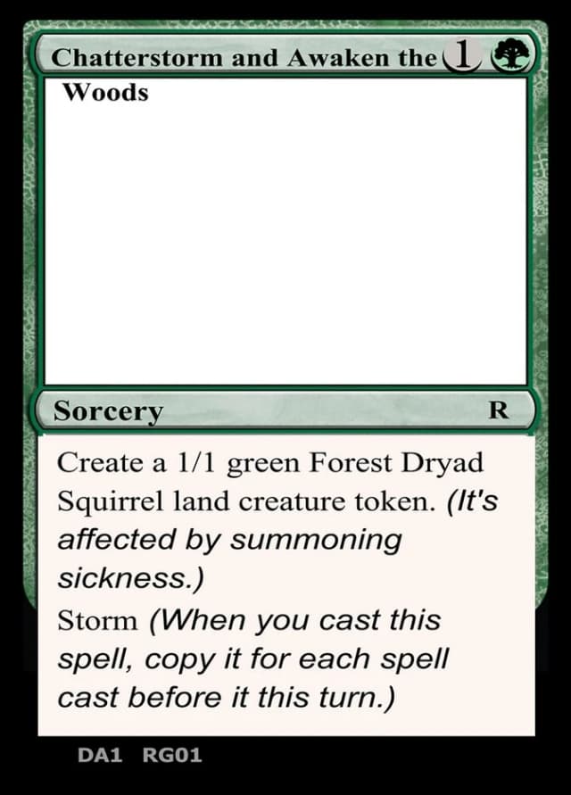 Chatterstorm and Awaken the Woods image