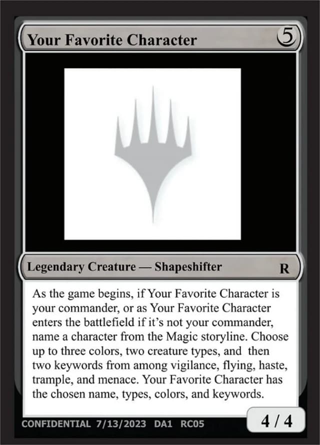 Your Favorite Character image