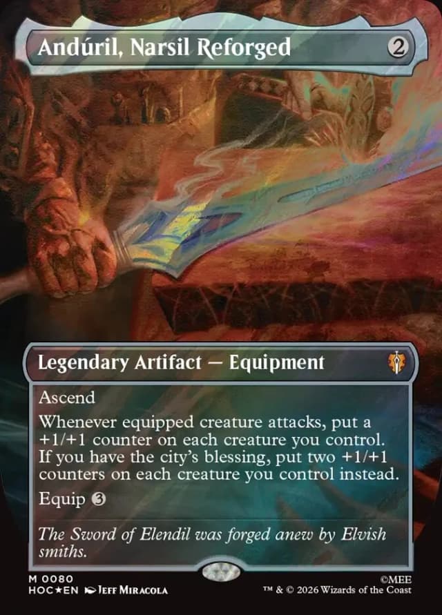 Andúril, Narsil Reforged image