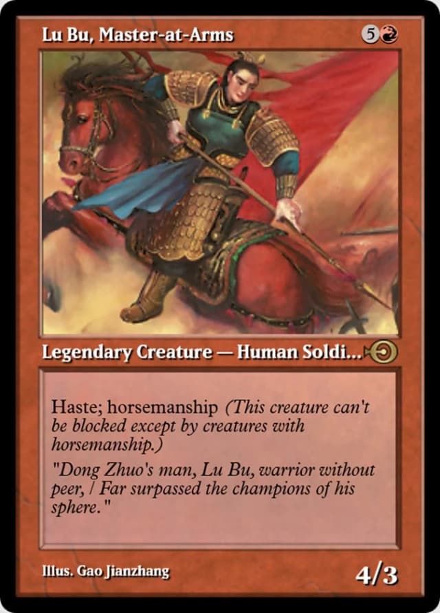Lu Bu, Master-at-Arms image