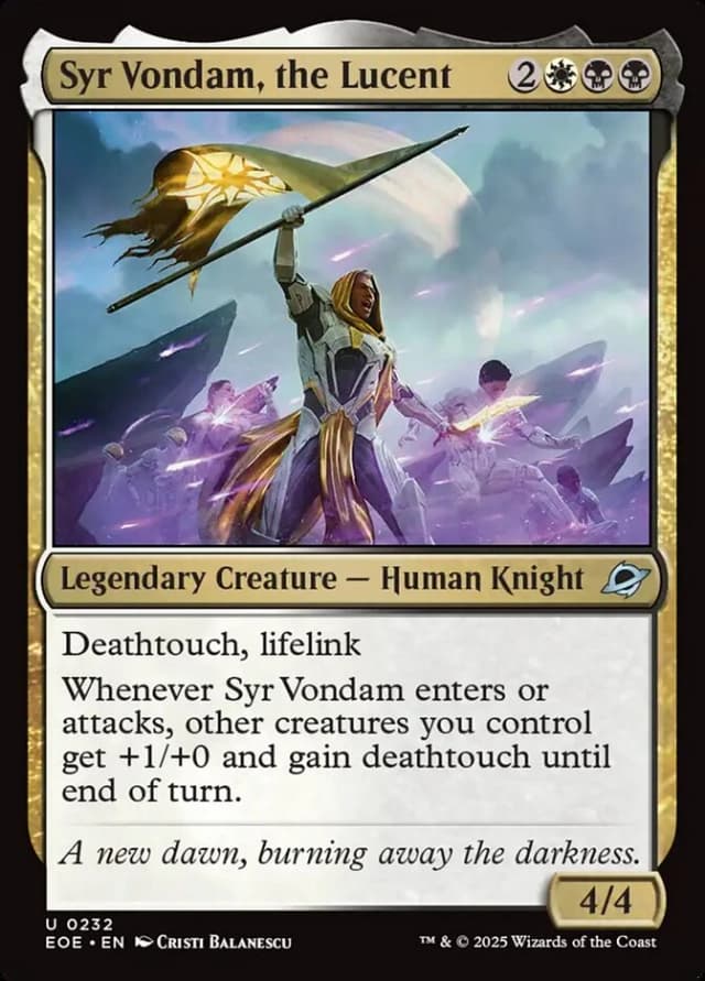 Syr Vondam, the Lucent image