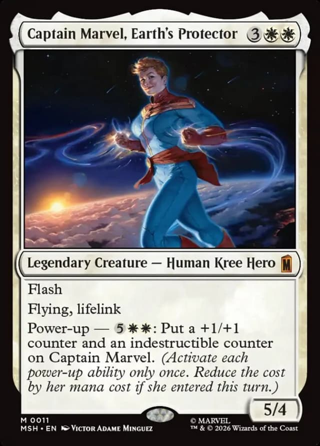 Captain Marvel, Earth's Protector image