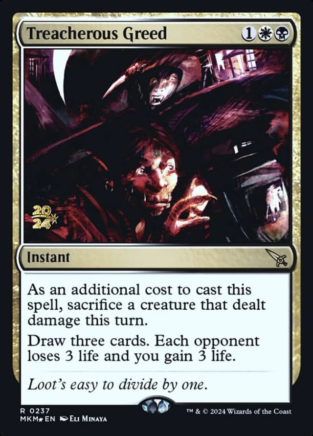 Treacherous Greed image