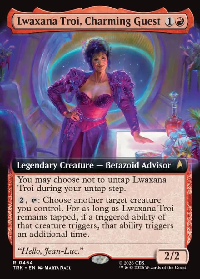 Lwaxana Troi, Charming Guest image