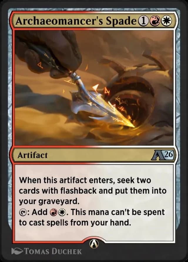 Archaeomancer's Spade image