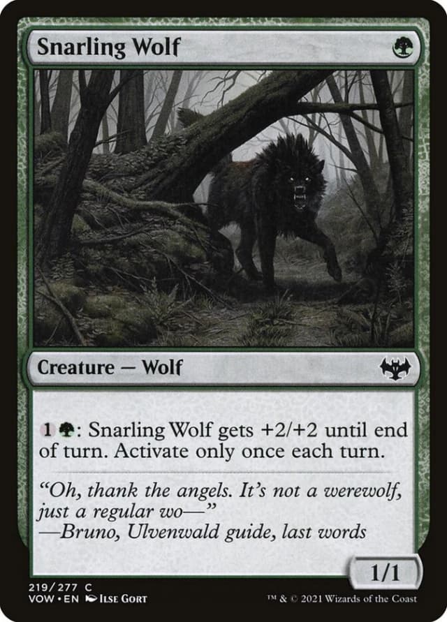 Snarling Wolf image