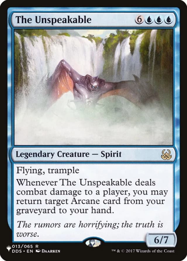The Unspeakable image