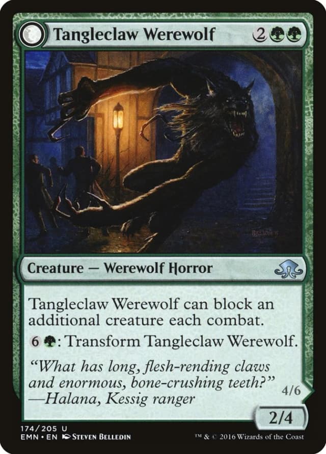 Tangleclaw Werewolf // Fibrous Entangler image