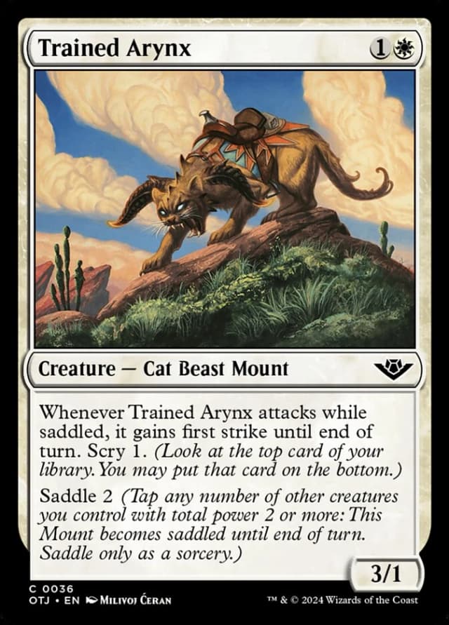 Trained Arynx image