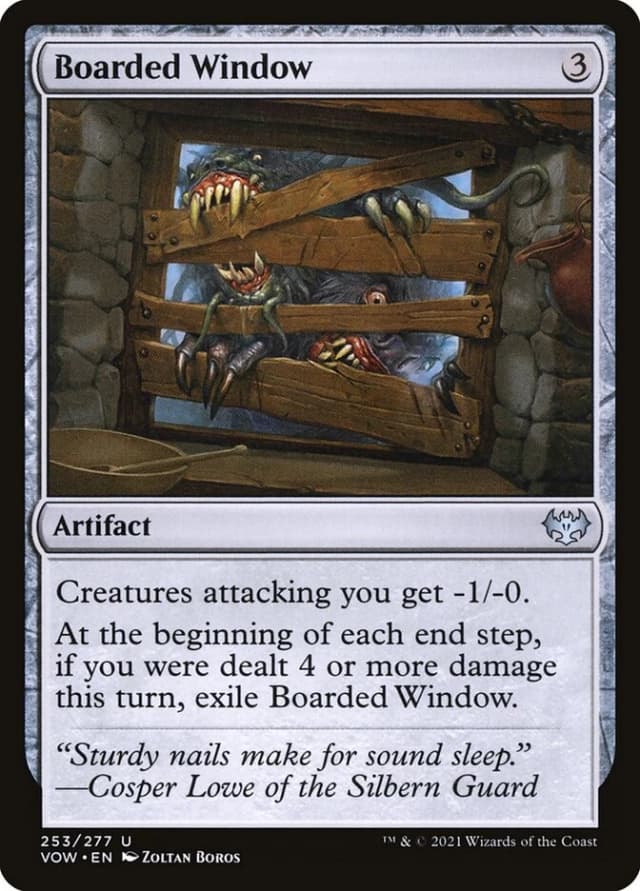 Boarded Window image