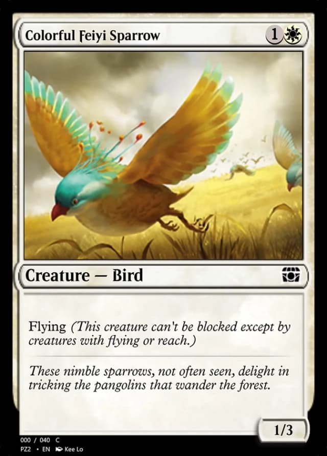 Colorful Feiyi Sparrow image