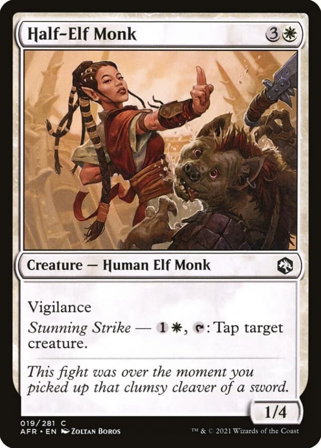 Half-Elf Monk image