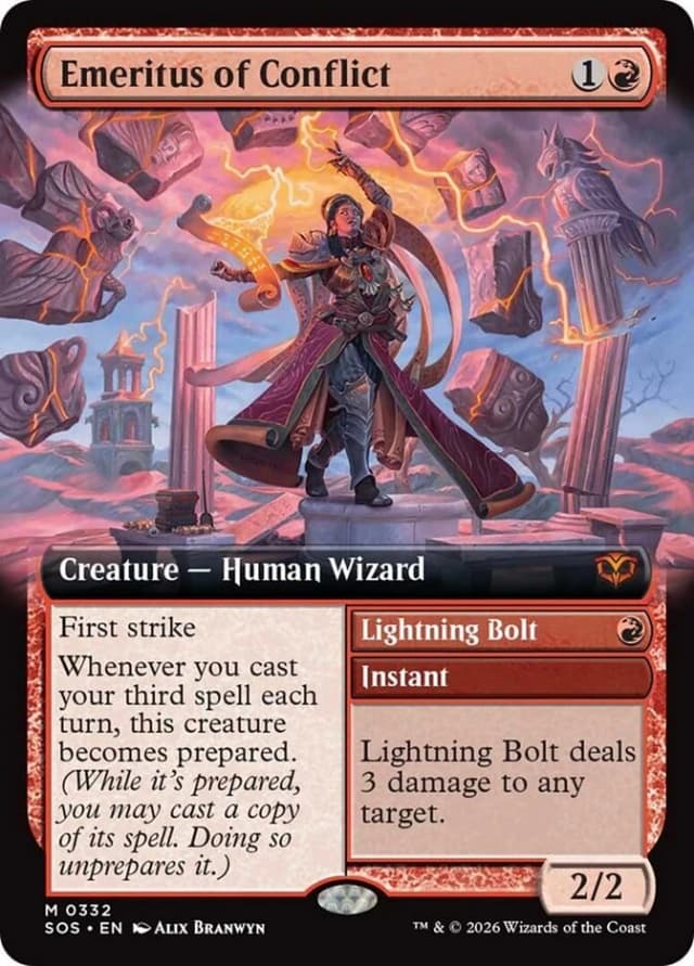 Emeritus of Conflict // Lightning Bolt image