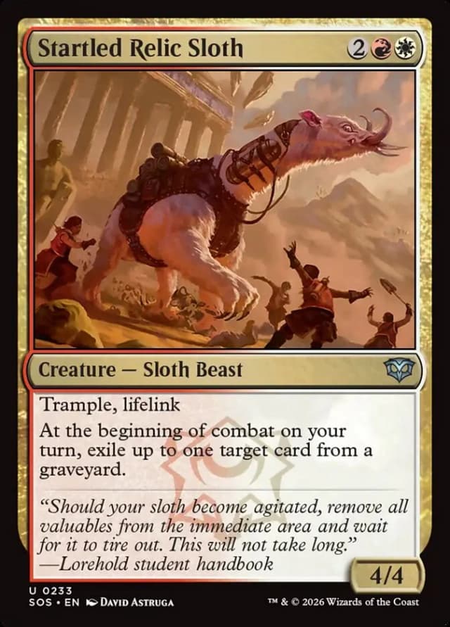 Startled Relic Sloth image