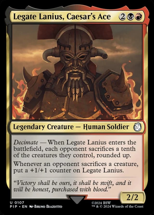 Legate Lanius, Caesar's Ace image