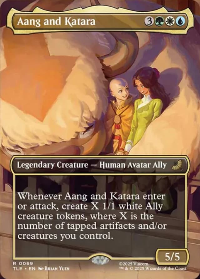 Aang and Katara image