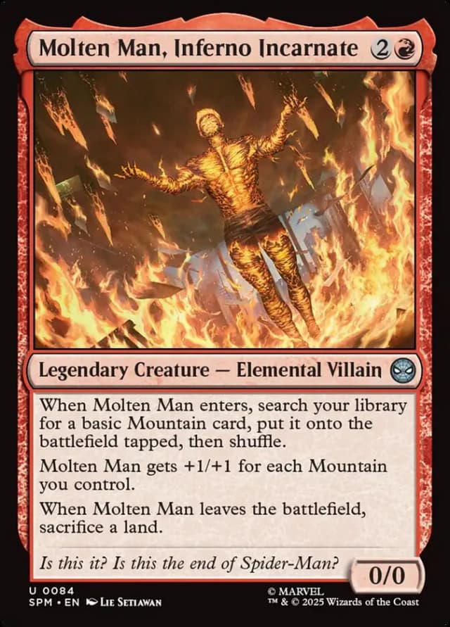 Molten Man, Incarnation of Hellfire image