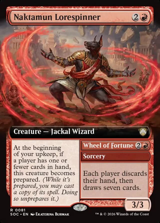 Naktamun Lorespinner // Wheel of Fortune image