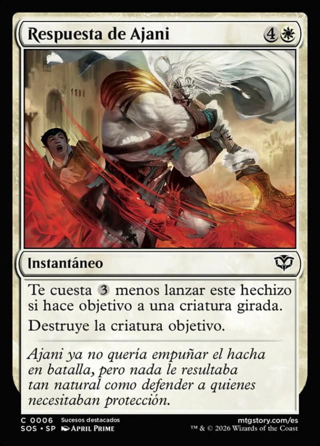 Ajani's Response image