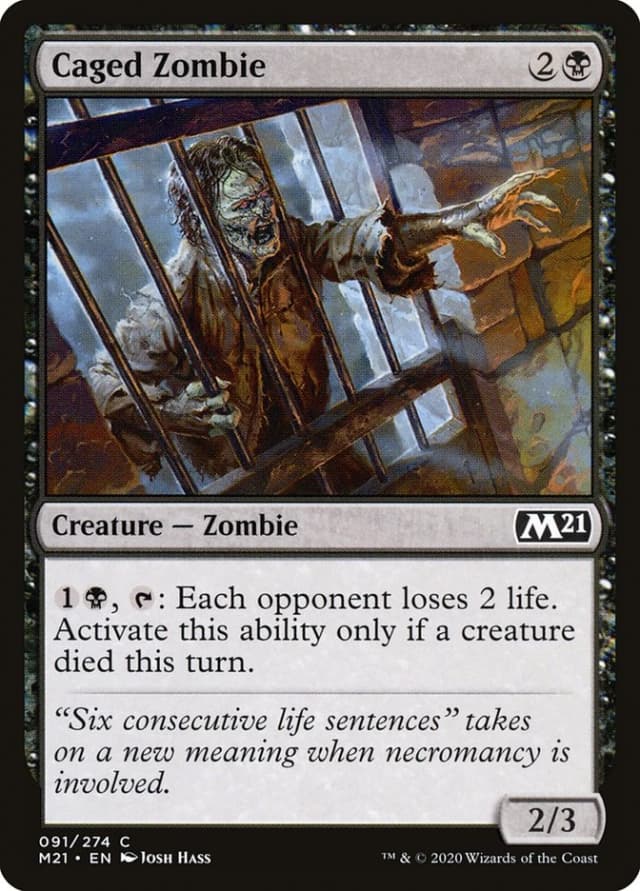 Caged Zombie image