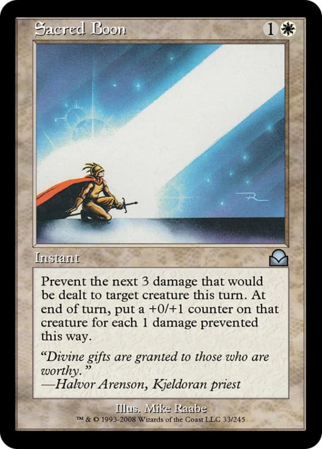 Sacred Boon image