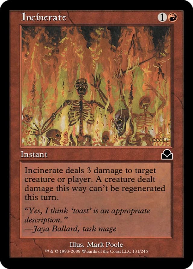 Incinerate image