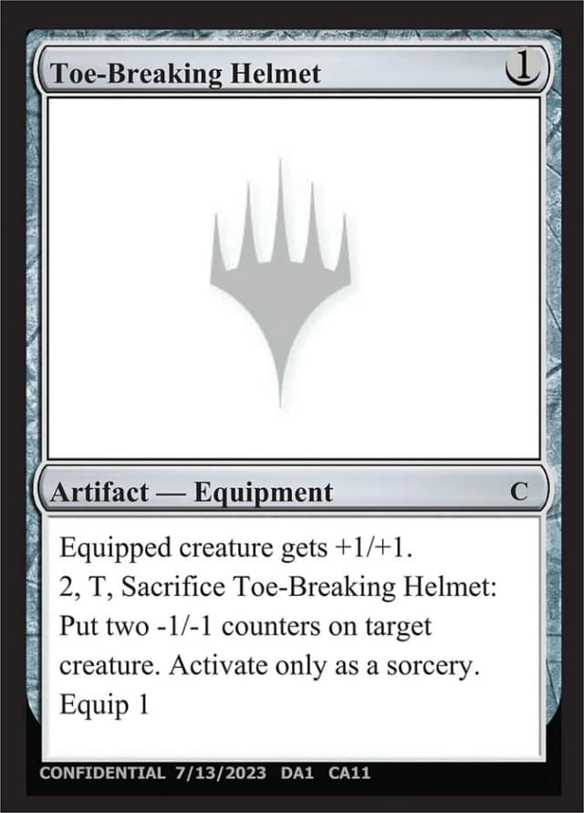 Toe-Breaking Helmet image