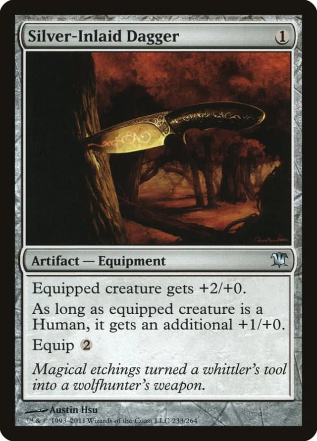 Silver-Inlaid Dagger image