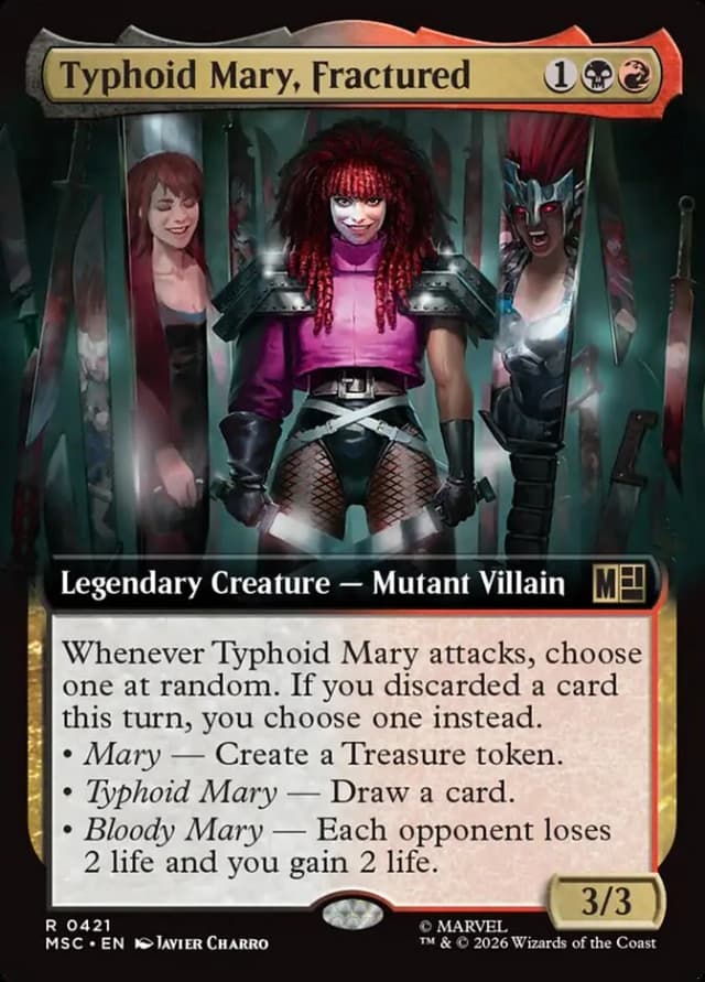Typhoid Mary, Fractured image
