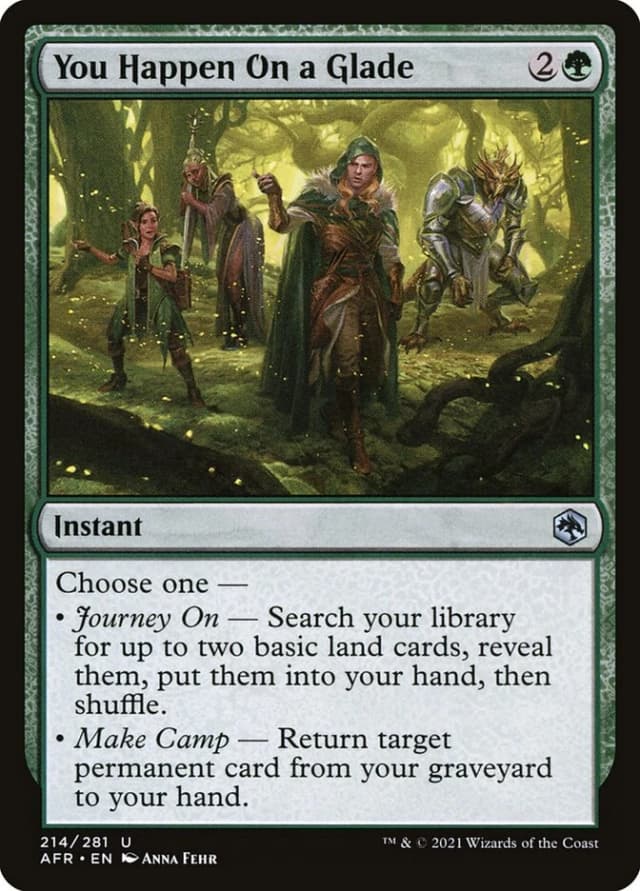 You Happen On a Glade image