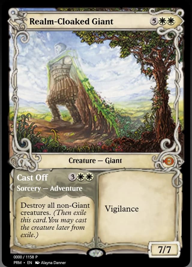 Realm-Cloaked Giant // Cast Off image