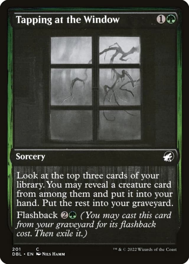 Tapping at the Window image