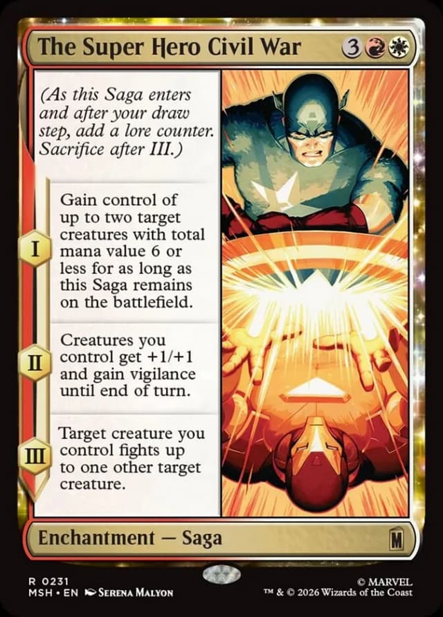 The Super Hero Civil War image