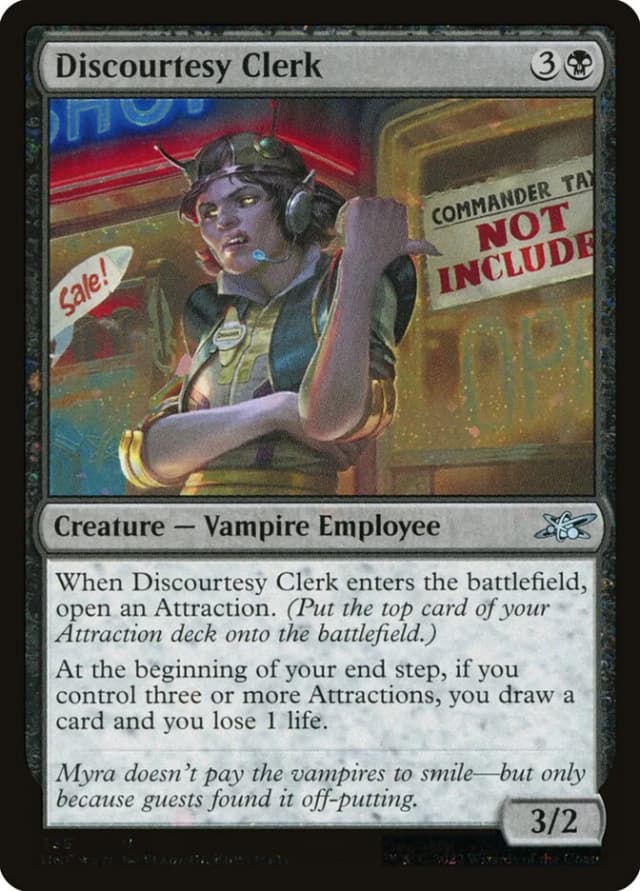 Discourtesy Clerk image