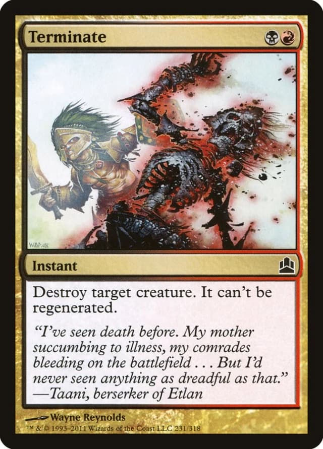 Terminate image