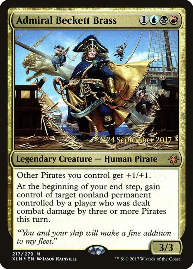 Admiral Beckett Brass image