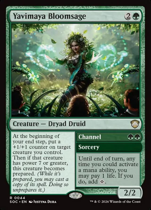 Yavimaya Bloomsage // Channel image