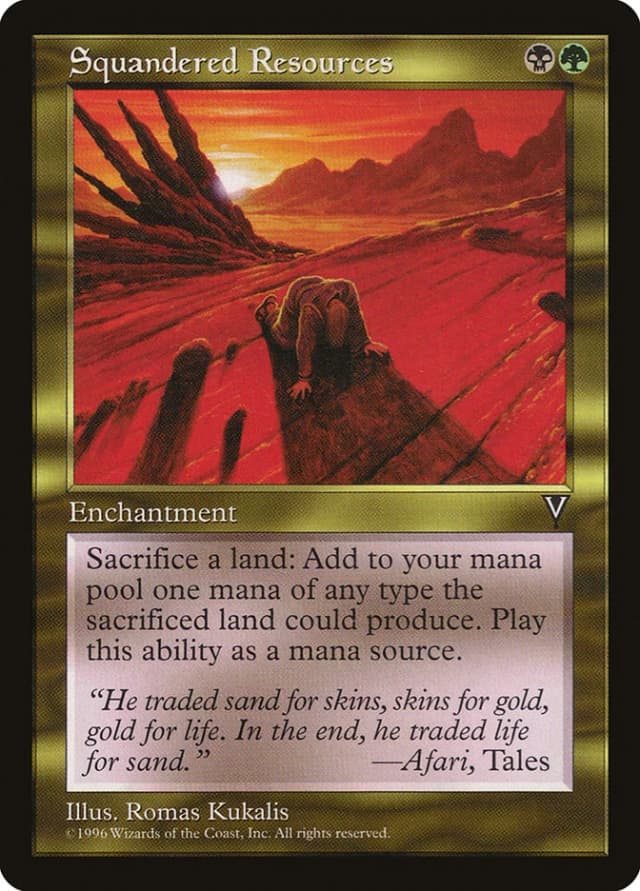 Squandered Resources image