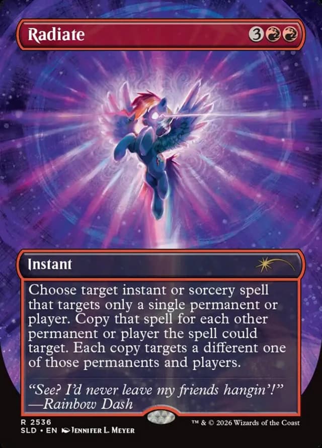 Radiate image