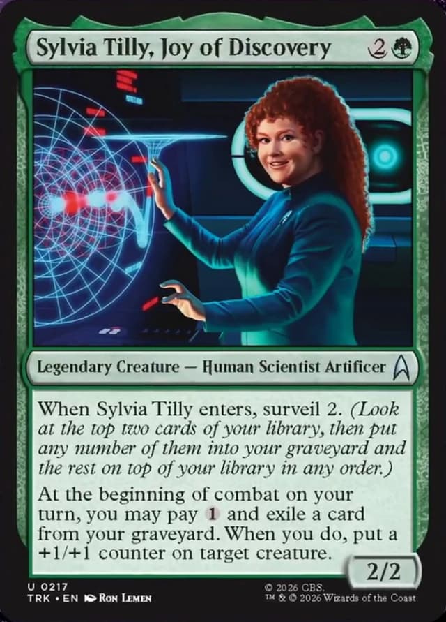 Sylvia Tilly, Joy of Discovery image